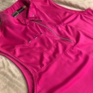 Jamie Sadock sleeveless golf shirt